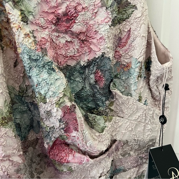 ADRIANNA PAPPEL Plus Size Floral Ruched Formal Dress Size 30W NWT - Picture 6 of 16